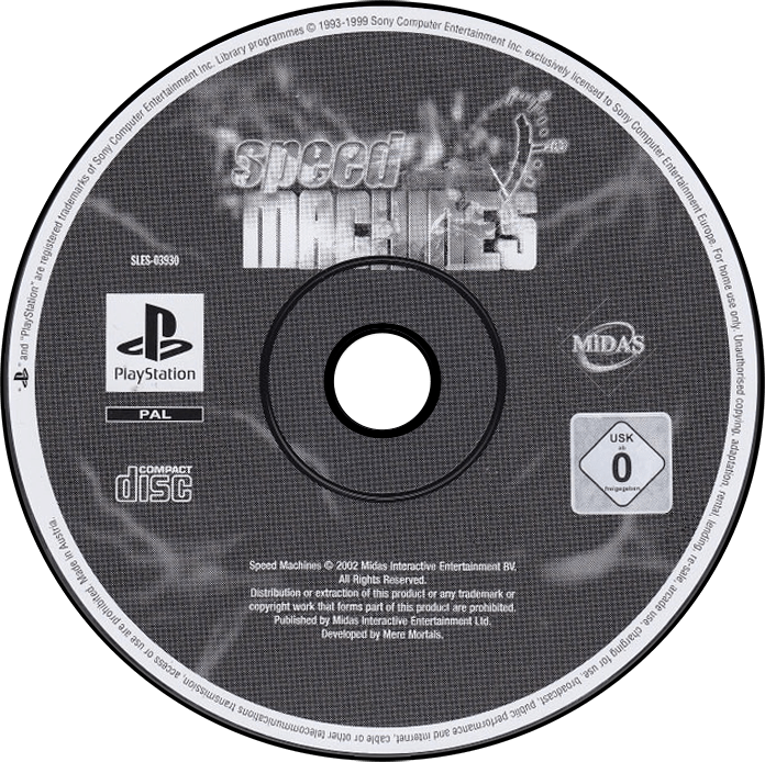 Speed Machines media 5 for Playstation